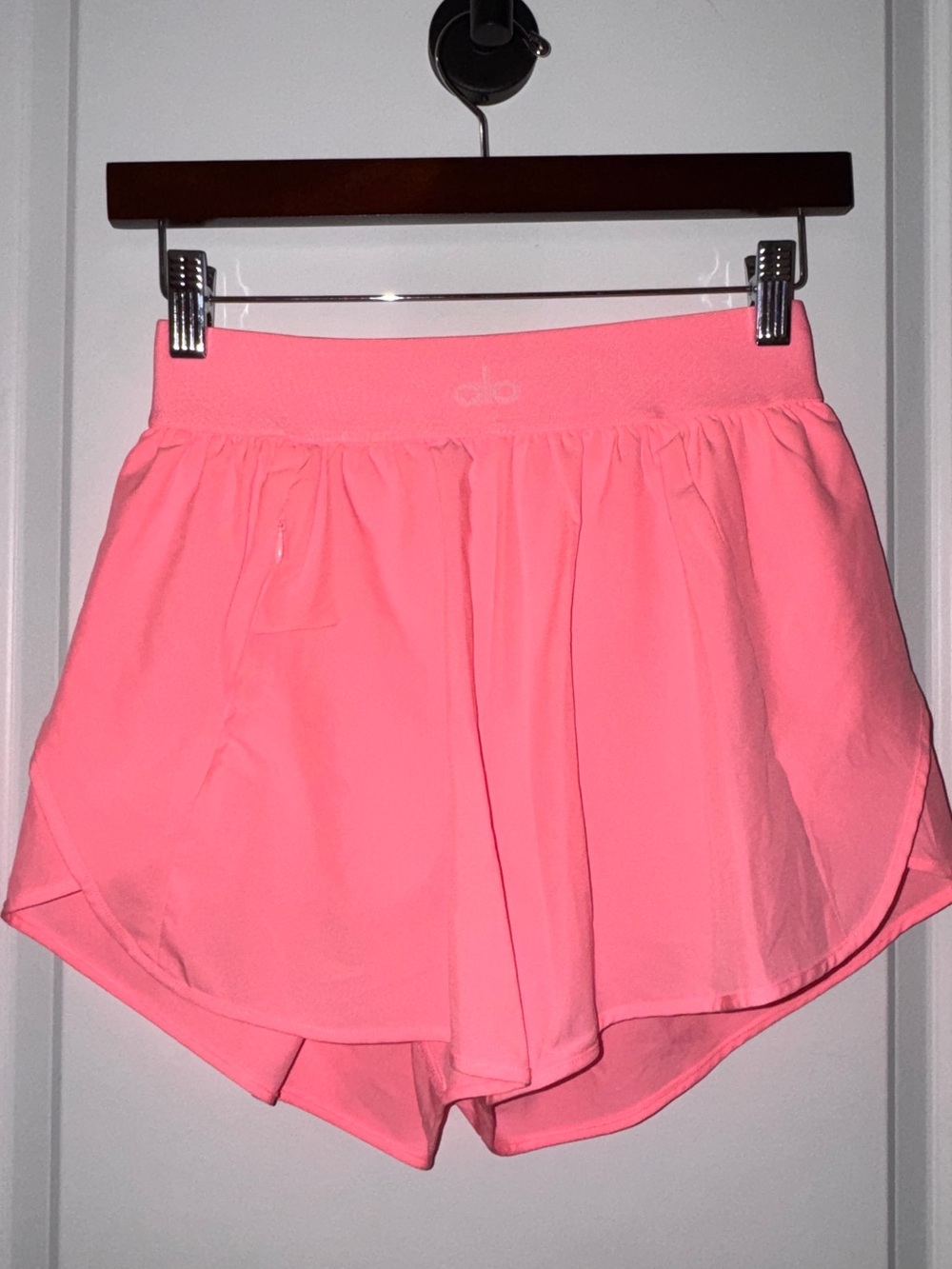 ALO Yoga Women’s Match Point Neon Bubblegum Shorts